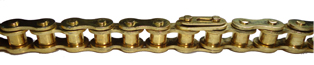 Cadena Motora MX70/125 GOLD (420) (LIQUIDACION)