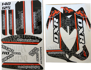 Calcomanias Defiant Devil XX (set)