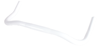 Manubrio VeloFix Bullhorn Aero White