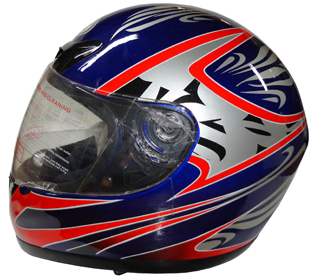 Casco Mot Full Red Medium