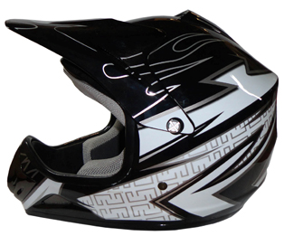 Casco Mot MX X-Large - Black