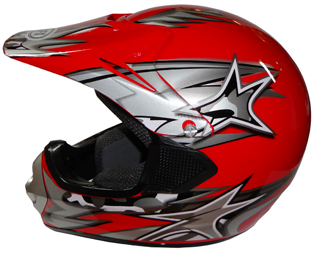 Casco Mot MX X-Large - Red