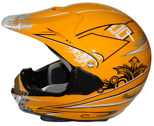 Casco Mot MX X-Large - Yellow