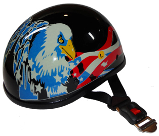 Casco Mot Eagle (eagle/flags) LG