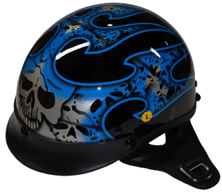 Casco Mot 500 Tribal Blue Xlarge