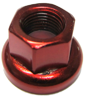 Tuercas OR8 Track tras 10x1mm Red (pr)