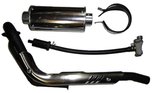 Pipa Motora MX125 CP c/manifold y abraz