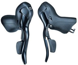 Palanca/Man Road Microshift R8 2x8 Black
